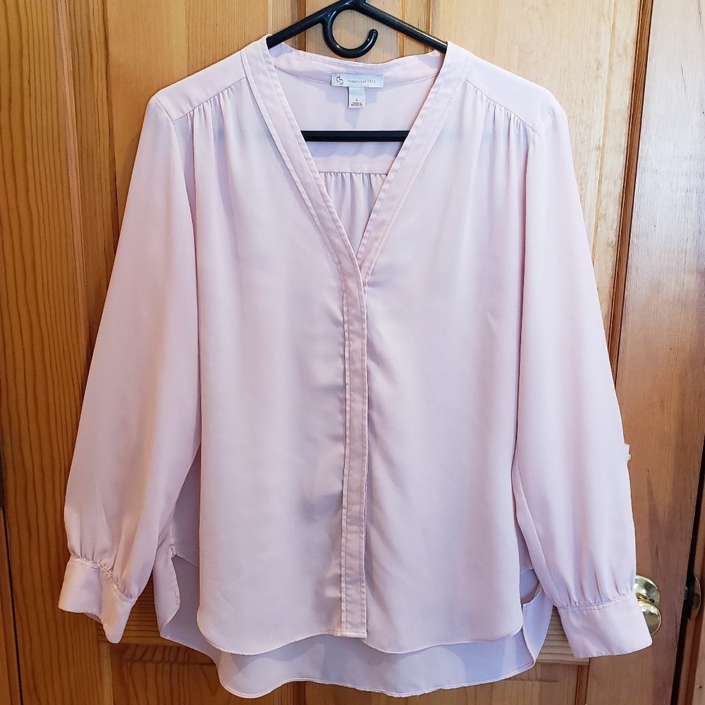 DB established 1962 Women's Long Sleeve, Button Up Tunic/Blouse, Size: L
